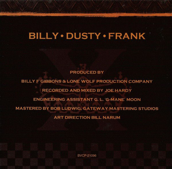 ZZ Top  XXX : Front + Inlay JPN